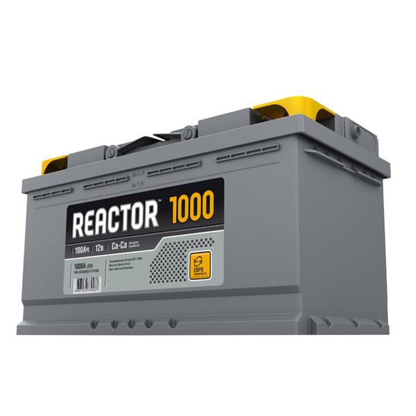 Аккумулятор автомобильный REACTOR 6ст-100 (п.п.)