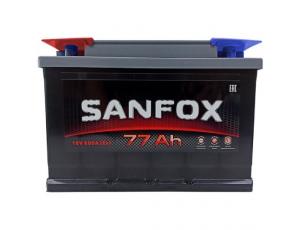 Аккумулятор автомобильный SanFox 6ст-77 Ач 600 А (п.п.)