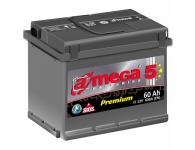 Аккумулятор автомобильный A-mega Premium 60Ah 600A (п.п.)