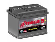 Аккумулятор автомобильный A-mega Premium 63Ah 610A (о.п.)