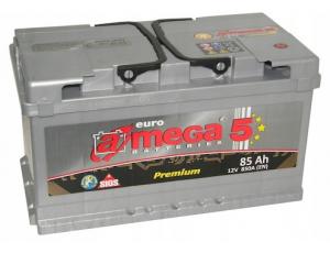 Аккумулятор автомобильный A-mega Premium 85Ah 850A