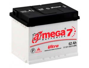 Аккумулятор автомобильный A-mega Ultra 62Ah 610A (о.п.)