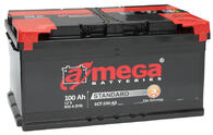 Аккумулятор автомобильный A-mega Standart 100Ah 850A