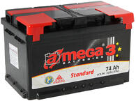 Аккумулятор автомобильный A-mega Standart 74Ah 720A