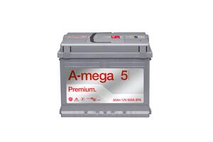 Аккумулятор автомобильный A-mega Premium 60Ah 600A о.п.