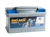 Аккумулятор автомобильный INCI AKU Formul A 82RS (низкий) 740 А обр. пол. 82 Ач (LB4 082 074 013)
