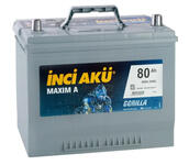 Аккумулятор автомобильный INCI AKU Maxim A 80R 650 А обр. пол. 80 Ач (D26 080 065 017)