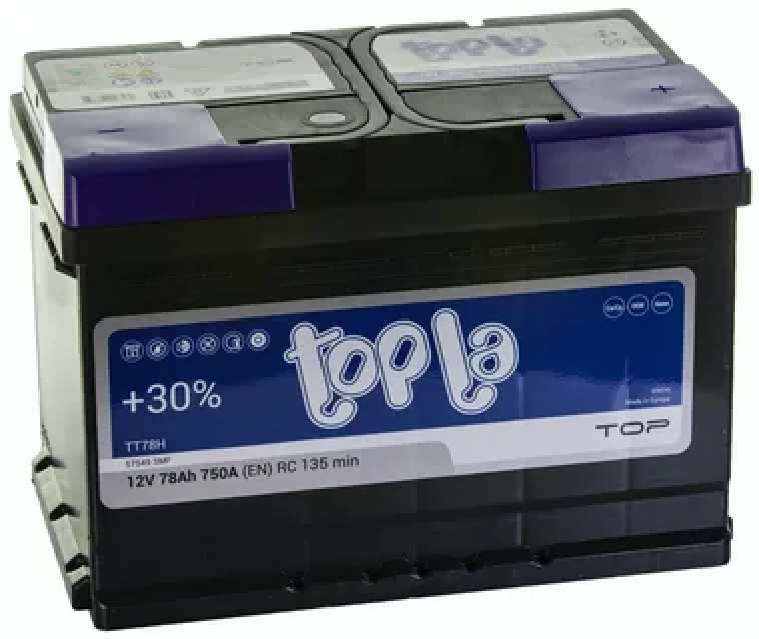 Аккумулятор автомобильный Topla Top 78Ah 750A о.п.