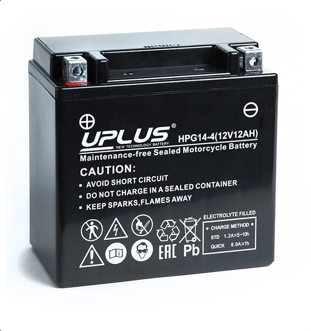 Мото аккумулятор Leoch UPLUS NANO GEL HPG14-4 12Ah