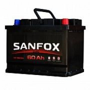 Аккумулятор автомобильный SanFox 60 Аh о.п.