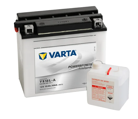 Мото аккумулятор Varta 12V 518 015 018 A514 FP 18Ah (о.п.)
